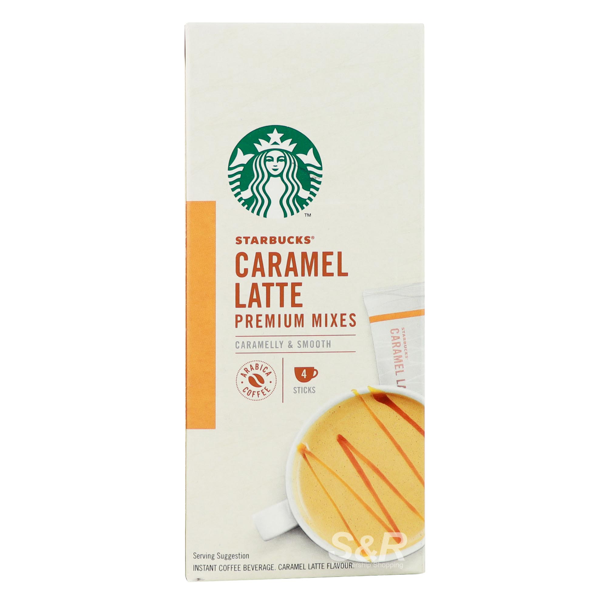 Starbucks Caramel Latte Premium Mixes 4 sticks Starbucks Caramel Latte Premium Mixes 4 sticks